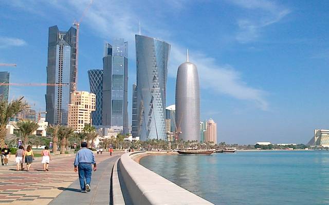 أحد شوارع العاصمة القطرية- الدوحة