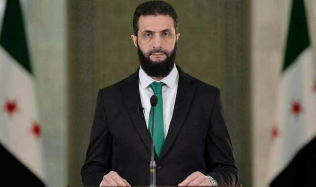 الرئيس السوري أحمد الشرع