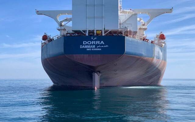 ناقلة تابعة للشركة الوطنية السعودية للنقل البحري