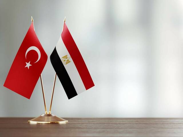 علم مصر وتركيا