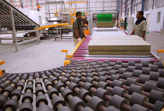 أحد خطوط إنتاج مصنع الفجيرة للصوف الصخري التابع للشركة - الصورة من الموقع الرسمي